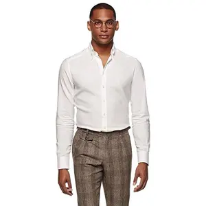 OEM MTM maß zu messen Männer Hemd Knackig Revers Leinen Männer Druck Mit Langen Ärmeln Tops Benutzerdefinierte Muster männer shirts