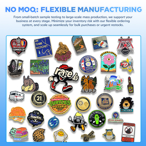 Metal Pin <strong>Badge</strong> Manufacturer Wholesale <strong>Making</strong> Custom Enamel Dubai Magnetic <strong>Badge</strong> - Product Image 3