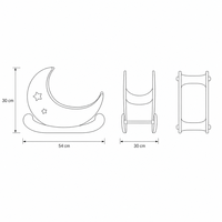 Lit pour chat en carton ondulé en forme de lune croissante, griffoir empilable avec coussin, salon pour chat d'intérieur