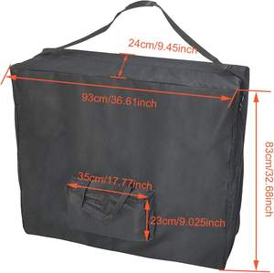 Échantillon gratuit Tables de massage universelles noires professionnelles directement de l'usine : Sac de transport à une poche - Product Image 2