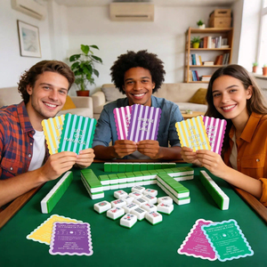 Wholesale Custom Mahjong Shuffler Cards Manufacturer <b>Plastic</b> <b>Tile</b> Mixer Set Private Label - Product Image 3