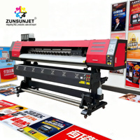 Impresoras de Gran Formato ZUNSUNJET de 1.8m para Impresión de Volantes y Pancartas Personalizadas con Cabezales de Impresión I3200