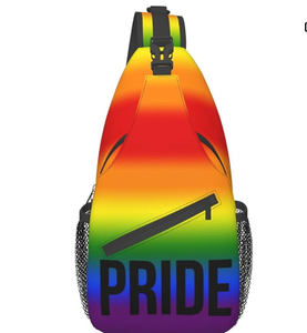 립스틱 레즈비언 게이 프라이드 크로스바디 슬링백 숄더 백팩 가슴 가방 캐주얼 데이팩 야외 - Product Image 5