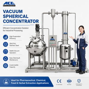 Concentrador Esférico de Extracto de Cúrcuma Ace, Evaporador al Vacío Tipo Bola - Product Image 1