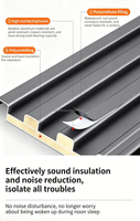 Panneaux de toiture composites en aluminium et acier, isolés en polyuréthane, résistants au feu, résistants à l'eau, écologiques, de style européen moderne