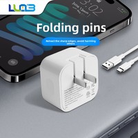 Chargeur Power Bank au Nitrure de Gallium PD 45W USB Type-C Double Port Charge Rapide QC 3.0 Prise Pliable Compatible 220V Ordinateur Portable Android