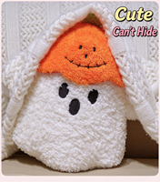Z Meilleures ventes : Coussin décoratif et peluche fantaisie Citrouille d'Halloween, Cadeau de fête pour enfants