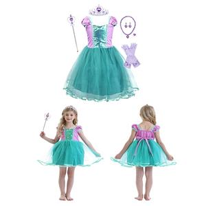 Vestido de princesa Rapunzel de alta calidad para fiesta película personajes <span class=keywords><strong>enredados</strong></span> Cosplay niñas vestido de fiesta de cumpleaños para 1-4 años - Product Image 3