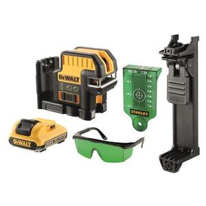 Niveau laser DeWalt 360 degrés auto-nivelant à faisceau vert avec cible et support de fixation - Product Image 1