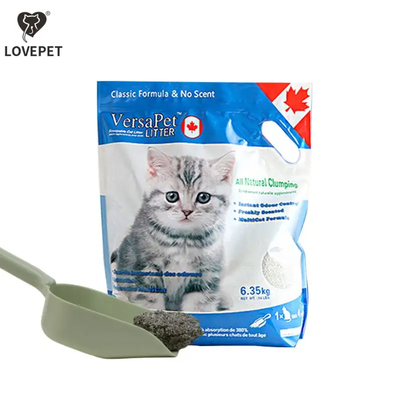 Lovepet Chemisch Gratis Low-Tracking China Export Premium Bentoniet Kattenbakvulling Zandleverancier Bentoniet Klei