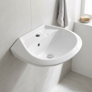 Modern Square Ceramic Countertop Wash Basin Vessel Bathroom Sink Above Counter Vanity Basin for Hospital Use - Product Image 6