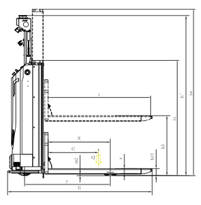 Automatic Stacker AGV Body Slim Narrow-Body 3M 2T High-Density Storage Pallet Stacking 3D SLAM Navigation WIFI/5G <strong>Maximize</strong> - Product Image 3