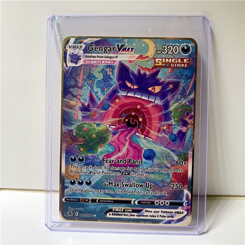 Geng ghost-vmax-1 carte métal 1 pochette pour carte