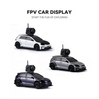 Компактный 1:43 FPV мини Радиоуправляемый автомобиль для внутренних гонок ультра низкая задержка камеры очки светодиодные фары подвеска RTR Diatone Sniclo SNT