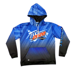 Custom Logo Sports Team Men <strong>Lightweight</strong> Dye Unisex 100% Polyester Reversible for Pullover Full Print Sublimation <strong>Hoodies</strong> - Product Image 2
