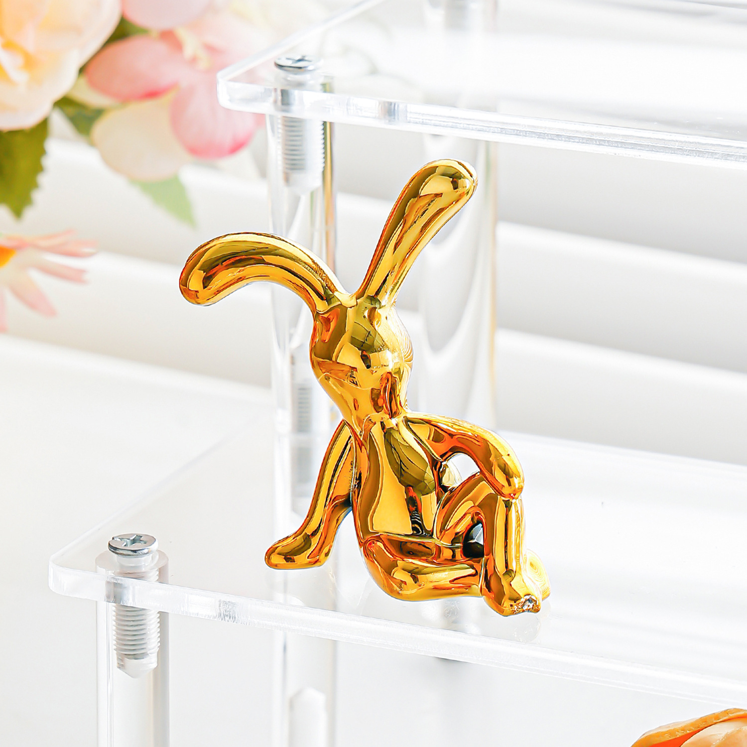 Golden Sleeping Rabbit - [UV Electroplating]