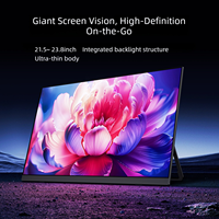 Vente directe d'usine, moniteur portable IPS 21,5 pouces, 100% SRGB, 250 cd/m, 100 Hz, résolution 1920*1080