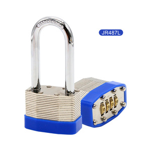 Cadenas à combinaison Yuefeng JR487L à quatre roues, longue anse, antivol industriel, pour usage domestique - Product Image 1