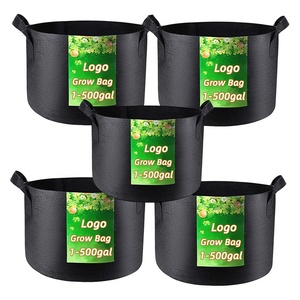 Chậu Cây Vải Sục Khí Nặng Không Dệt Dày Túi Trồng Cây 5 Gallon Có Tay Cầm Bền-Thích Hợp - Product Image 1