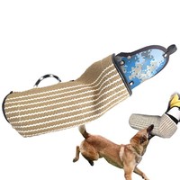 Manchon d'entraînement pour chien en jute personnalisé avec doublure en feutre de coton écologique, résistant aux morsures, pour Schutzhund K9