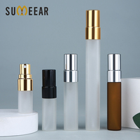 SUMEEAR Flacon vaporisateur de parfum vide en verre dépoli rechargeable de 1 à 100 ml, mini flacons d'échantillons de parfum pour test, personnalisables par sérigraphie