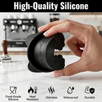 Tapis de pressage pour expresso en silicone de qualité alimentaire, design chat mignon YDS, base antidérapante, tapis de pressage d'angle en silicone