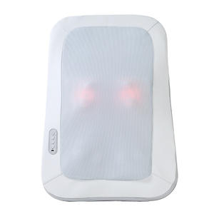 Masseur dorsal Shiatsu avec chaleur, massage par percussion, sans fil, pour soulager la douleur, massage des tissus profonds, pétrissage 4D - Product Image 3