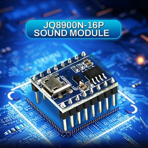 JQ8900-16P 3W <span class=keywords><strong>7</strong></span>トーン16ピンUSB MP3カスタムマウントTTLシリアルポート制御音響部品電子製品 - Product Image 2