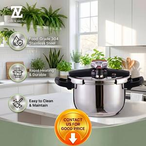 Casserole à pression en acier inoxydable ZHEN NENG 304, 6L 8L, ustensiles de cuisine en acier inoxydable de haute qualité, pot pour la cuisine à domicile - Product Image 6