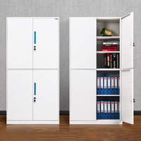 Armoire de rangement en acier métallique de haute qualité pour bureau moderne avec serrure
