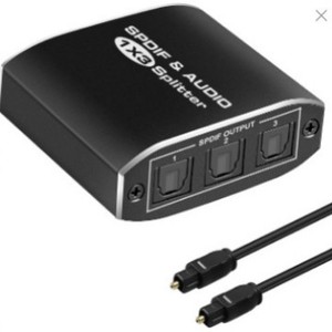Distribuidor de Fibra Óptica de Plástico NYT 1 Entrada 3 Salidas <span class=keywords><strong>SPDIF</strong></span>, Puerto de <span class=keywords><strong>Audio</strong></span> de Fibra Óptica Compatible con Dolby 51/71 - Product Image 5