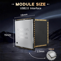 Módulo Wifi USB O9101UB DC3.3V IEEE802.11a/b/g/n/ac/ax 2.4G/5G 80MHz 1T1R Antena Wifi USB Punto de Acceso Wifi para OTT/NVR/CPE/AP