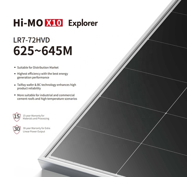 UL Certified Longi Jinko Train N-Type Monocrystalline 450w 500W 550W 585W 600W 700W 720W 1000W Solar Panels for USA Canada