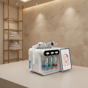 Máquina Facial de Dermabrasão Hidrogênio com Jato de Oxigênio H2O2, Dispositivo de Microdermoabrasão para Cuidados com a Pele e Analisador de Pele - Product Image 1