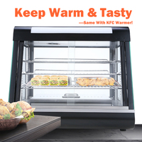Verre Commercial Rapide Aliments Chauds Chauffage Chauffe Affichage Vitrine À Vendre