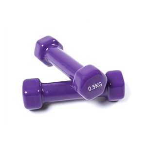 Nhà Máy Bán buôn đầy màu sắc Vinyl <span class=keywords><strong>mini</strong></span> quả tạ màu Phụ Nữ ngâm Hexagon quả tạ Bộ - Product Image 5