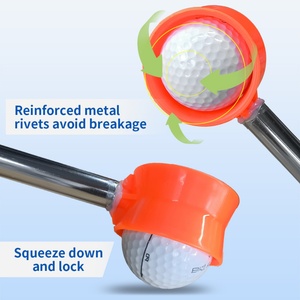 Windproof Golf Bag <b>Umbrella</b> with Golf Ball Retriever Telescopic for Water and Customizable Rain Shield - Product Image 5