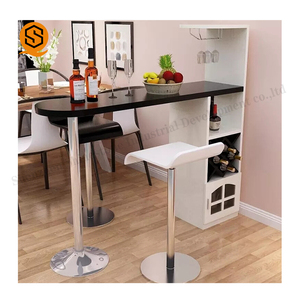 สไตล์นอร์ดิกที่ทันสมัยห้องนั่งเล่นระเบียง Ar เก้าอี้สูงสำหรับ<span class=keywords><strong>โต๊ะ</strong></span><span class=keywords><strong>บาร์</strong></span>ยาวมินิบ้านโต๊ะบาร์ - Product Image 2