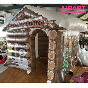 Casas navideñas inflables-Casas navideñas inflables iluminadas más vendidas para exhibiciones <span class=keywords><strong>de</strong></span> eventos navideños al aire libre - Product Image 5