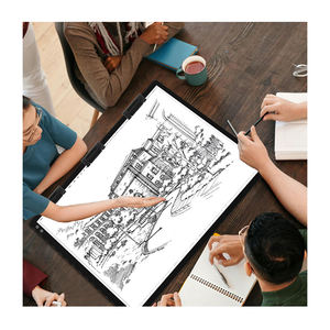 A1尺寸定制Logo专业LED跟踪板厂家批发多功能LED灯垫电池LED写字板 - Product Image 1