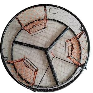 Robuste 30kg 95*<span class=keywords><strong>30</strong></span> CM 100cm 304 <span class=keywords><strong>Fil</strong></span> <span class=keywords><strong>En</strong></span> Acier Inoxydable Net Crabe Pot <span class=keywords><strong>De</strong></span> Pêche pour Alaska - Product Image 1