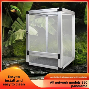 Terrário para Répteis como Camaleões, Lagartos e Cobras - Gaiola Desmontável em Liga de Alumínio com Ventilação - Product Image 5