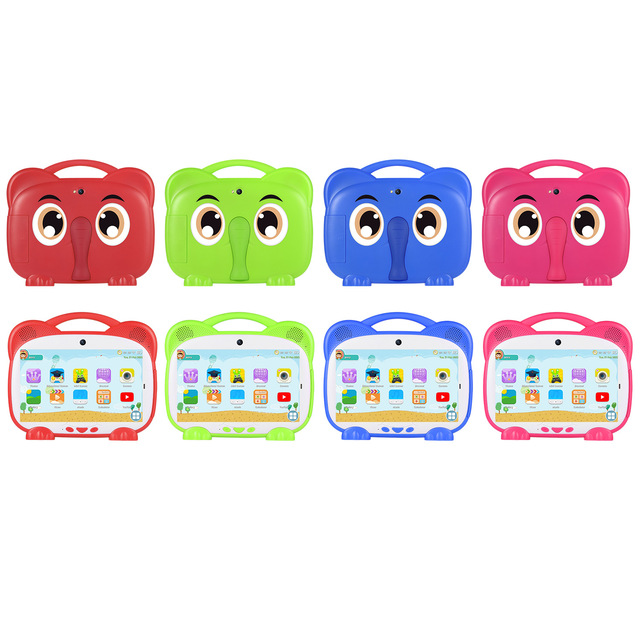 Cheapest Tablets 7 Inch 1GB 16GB Android 5.0 Kids Learning Tablet PC Pre-Installed Kids Software for Boys Girls