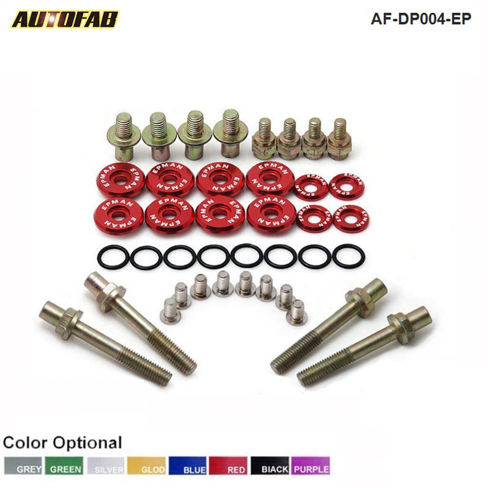 EPMAN RACING EVTEC cubierta de válvula arandelas tornillos Kit de hardware rojo para HONDA Civic ACURA Integra EP-DP004