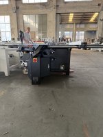 Scie à panneaux horizontale à table coulissante, machine à scier le bois à levage électrique avec moteur haute précision 220V/380V