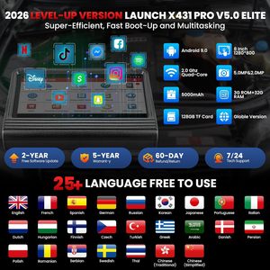 LAUNCH X431 PRO V5.0 Escáner Automotriz Profesional OBD2 Herramienta de Diagnóstico Completo del Sistema para Taller de Reparación de Automóviles - Product Image 3