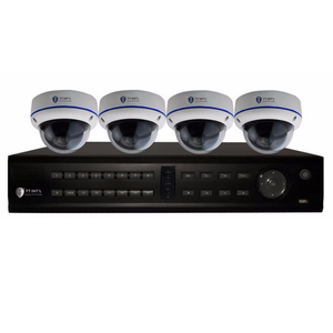 H.265 1080P 2MP 4 ช่องกล้องวงจรปิดกลางแจ้ง Full NVR KIT กลางแจ้งกล้องวิดีโอโลหะโดม - Product Image 3