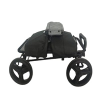 2025 Chariot utilitaire pliant tout terrain pour bébé avec auvent-Meilleur chariot de camping pour la plage, poussette 4 places en plein air