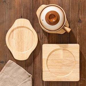 Plaque isolante carrée moderne <span class=keywords><strong>en</strong></span> bois massif anti-brûlure pour réchaud à charbon, plaque de base, pot <span class=keywords><strong>en</strong></span> <span class=keywords><strong>pierre</strong></span>, théière et préparation de boissons - Product Image 4