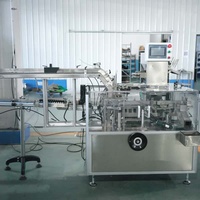 Máquina Encartonadora de Botellas Totalmente Industrial de Alta Velocidad con Cambio Rápido y Sellado Automático de Cajas para Botellas de Vidrio